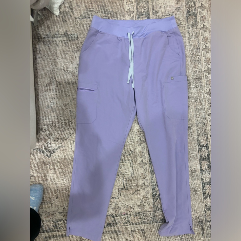Figs Lavender Dew Yola High Waisted 2.0 - Tall Skinny scrub pant